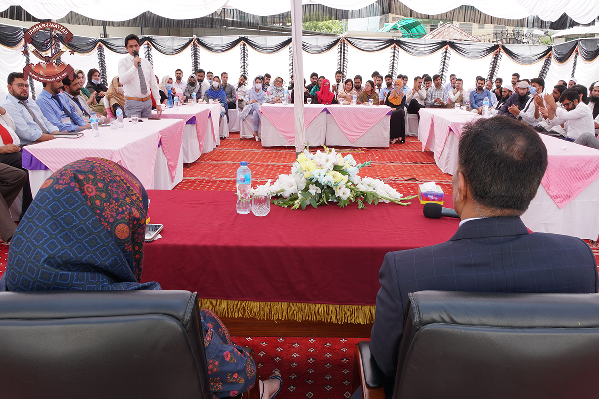 Welcome of Brigadier Rehan Maqsood Alam SI (M) Pic 12