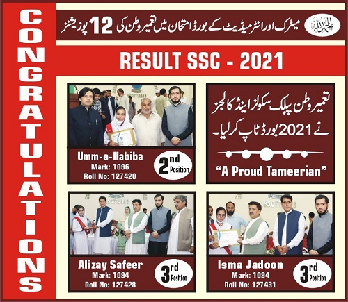 1st POSITION in COMPUTER SCIENCE in Board Result